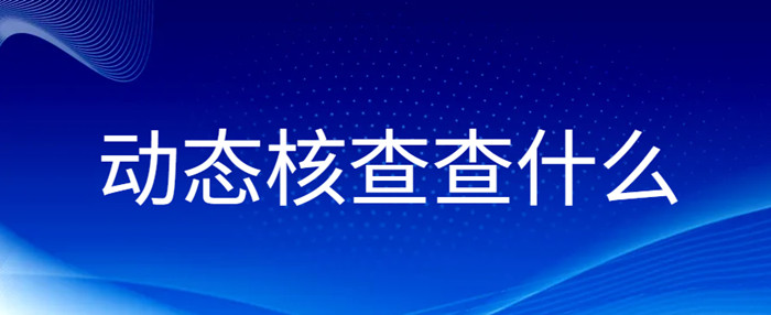动态核查 动态核查